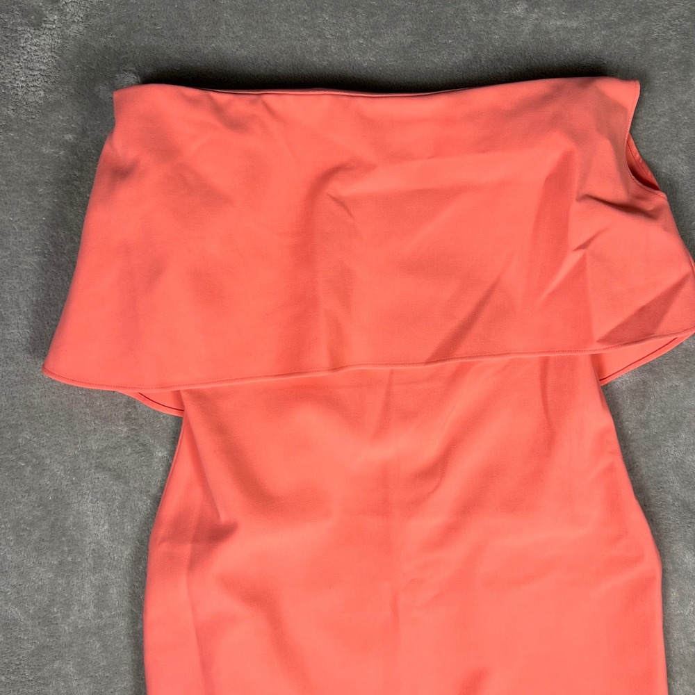 LIKELY Dress Womens 6 Revolve Driggs Strapless Popover Midi Dress Coral Pink - Picture 4 of 8